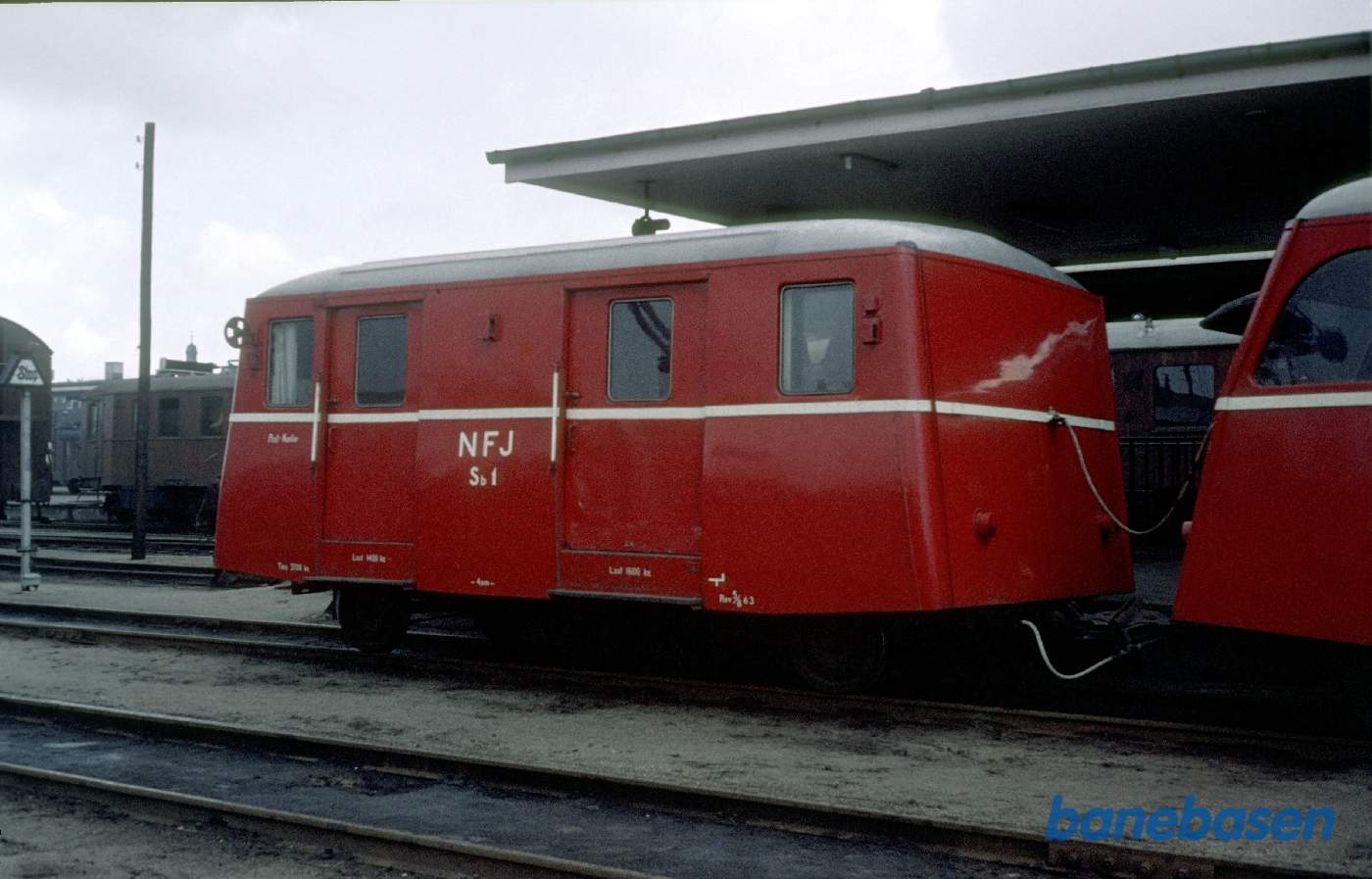 Skinnebuspost- og bagagevogn Skinnebuspost- og bagagevogn