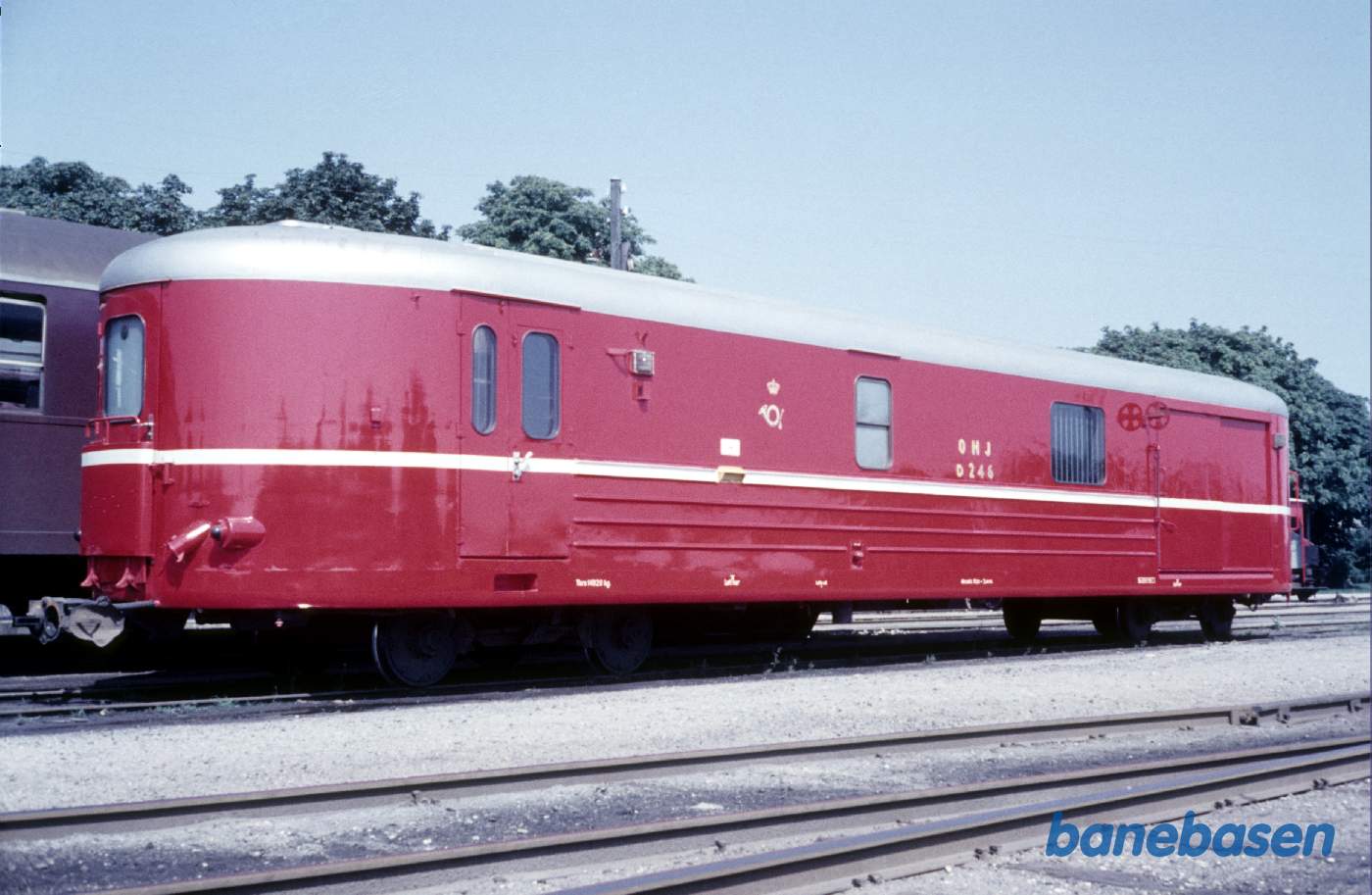 Skinnebuspost- og bagagevogn