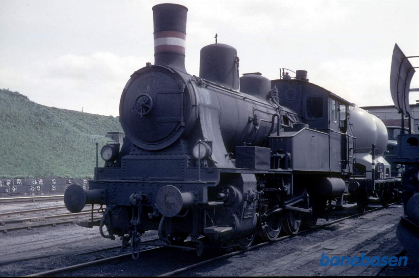 Rangerlokomotiv ved depotet