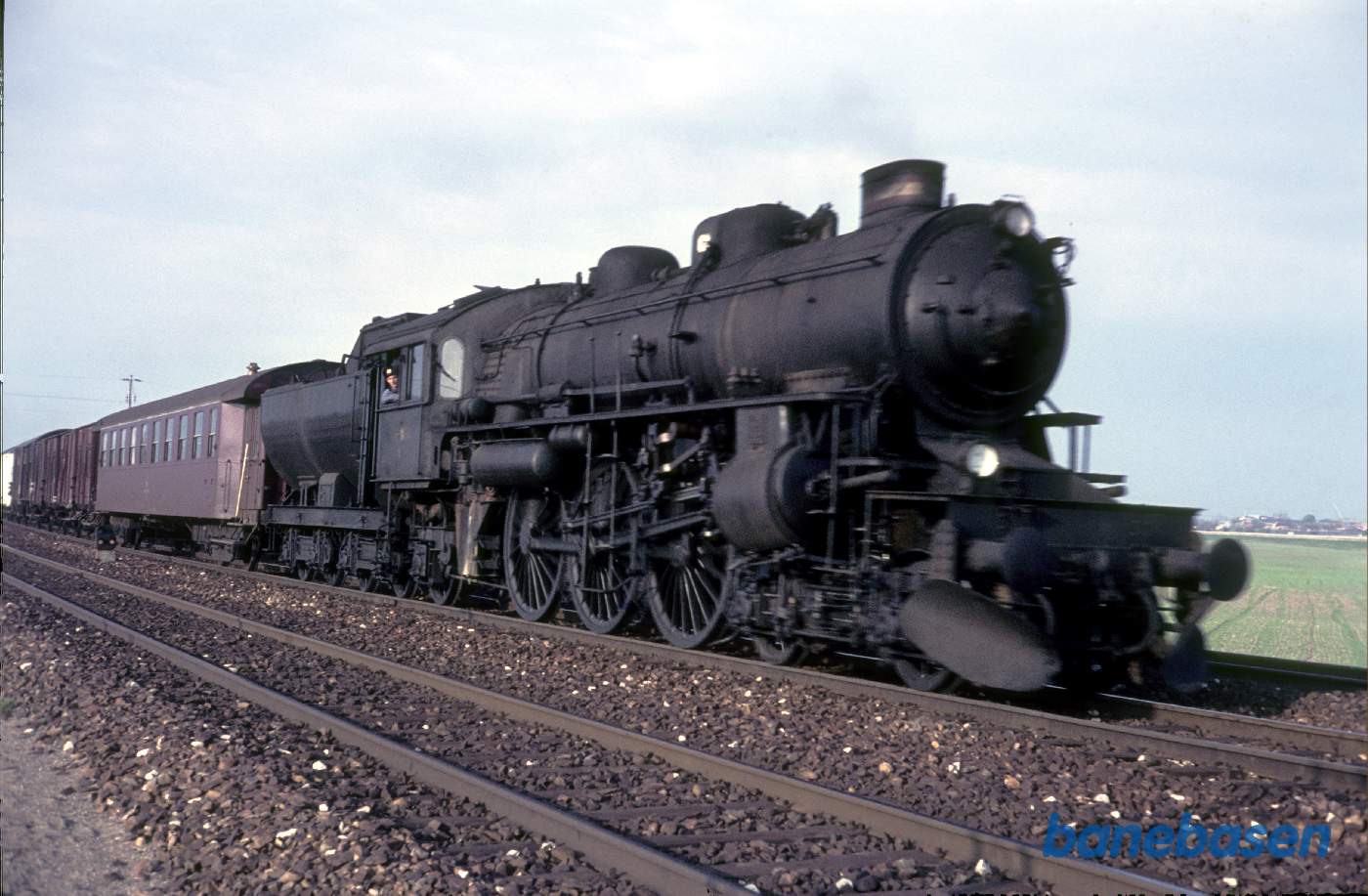 Dampfremført godstog