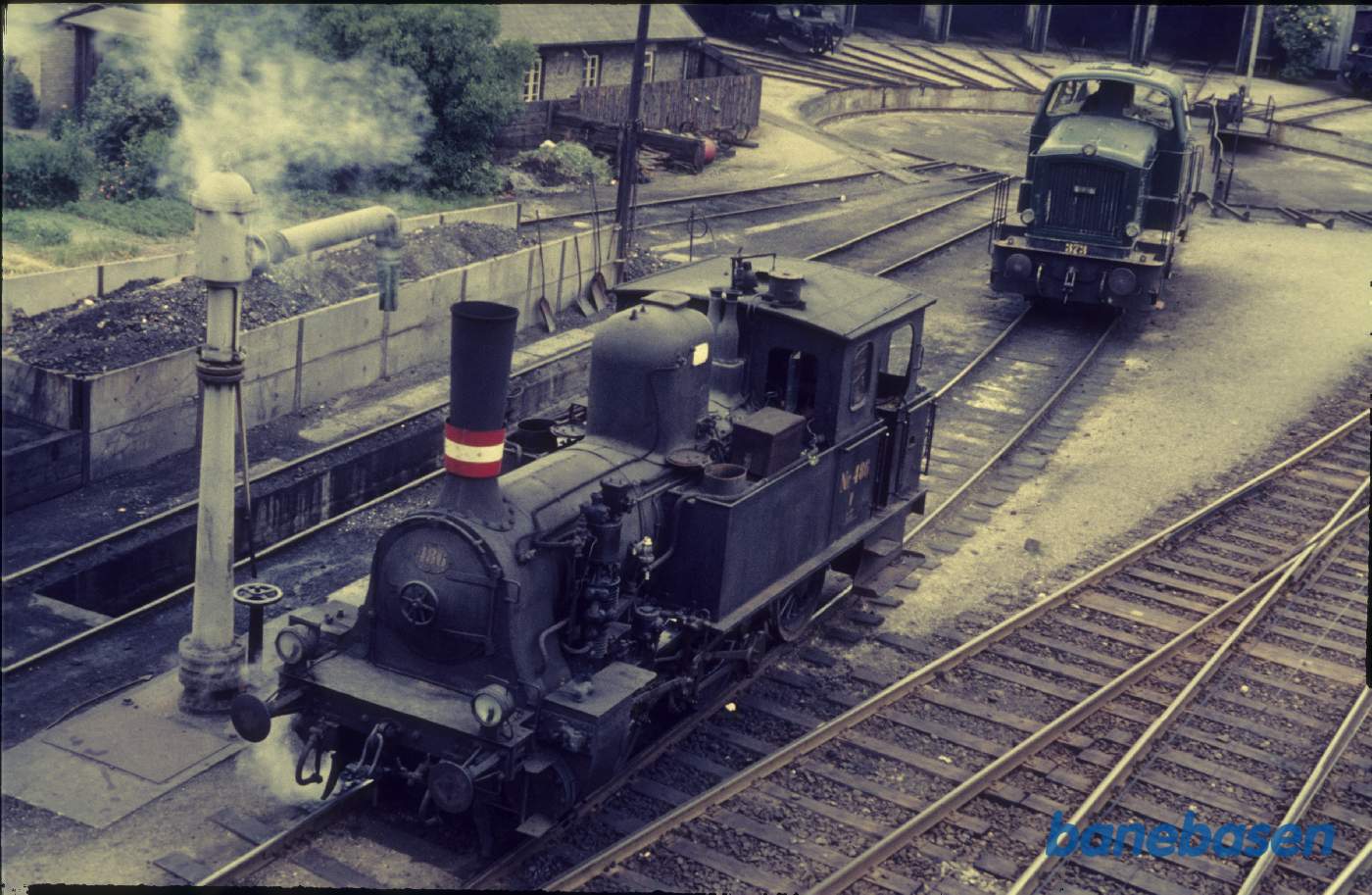 Rangermaskiner ved depotet