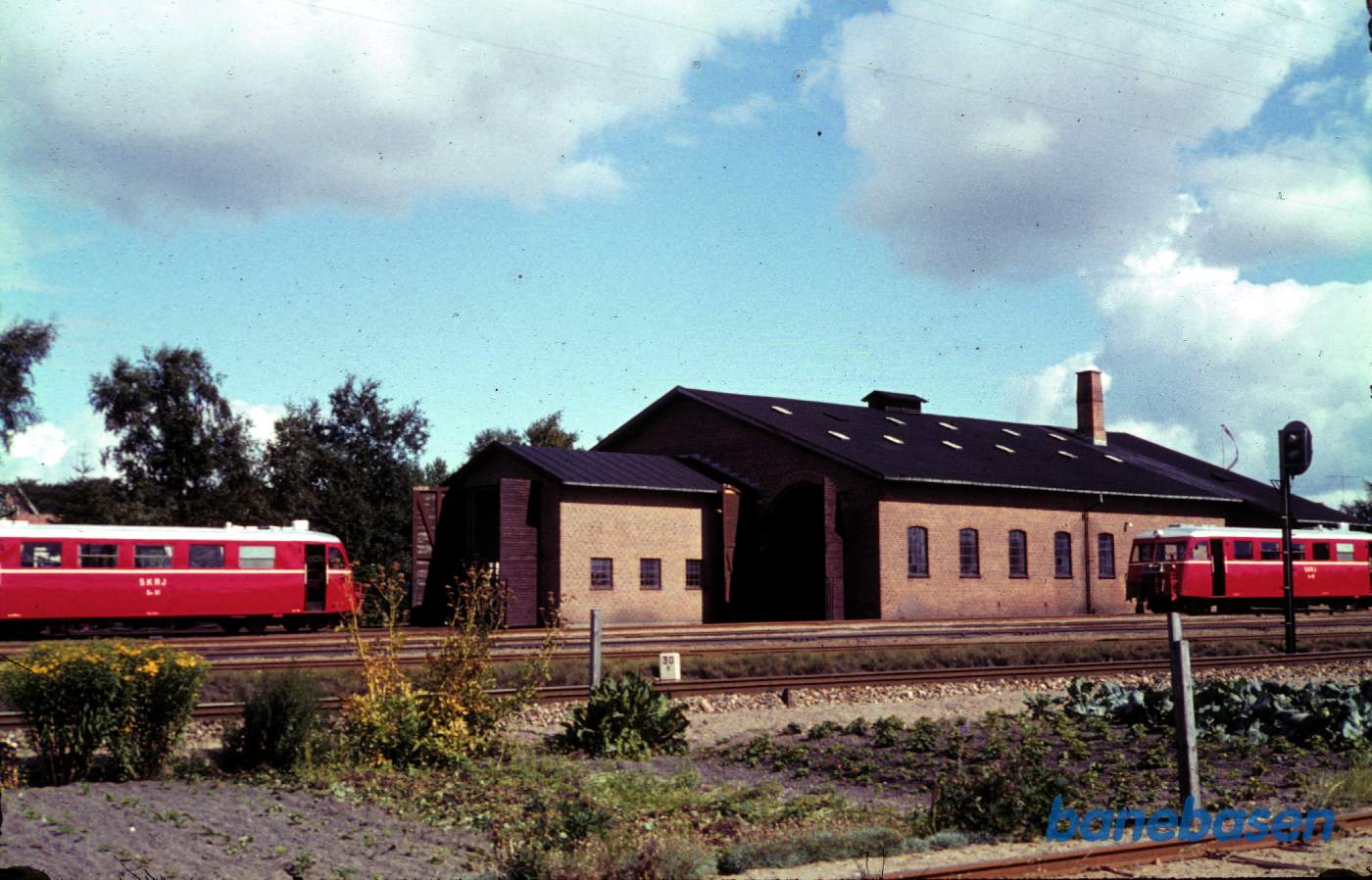 SKRJs remise i Silkeborg