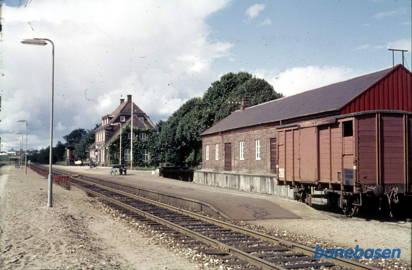 Godsvogn ved DSBs varehus