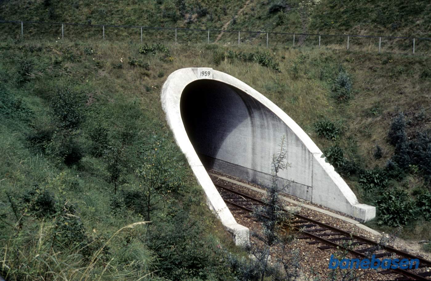 Tunnellen under Holstebrovej mellem Skive H og Skive N