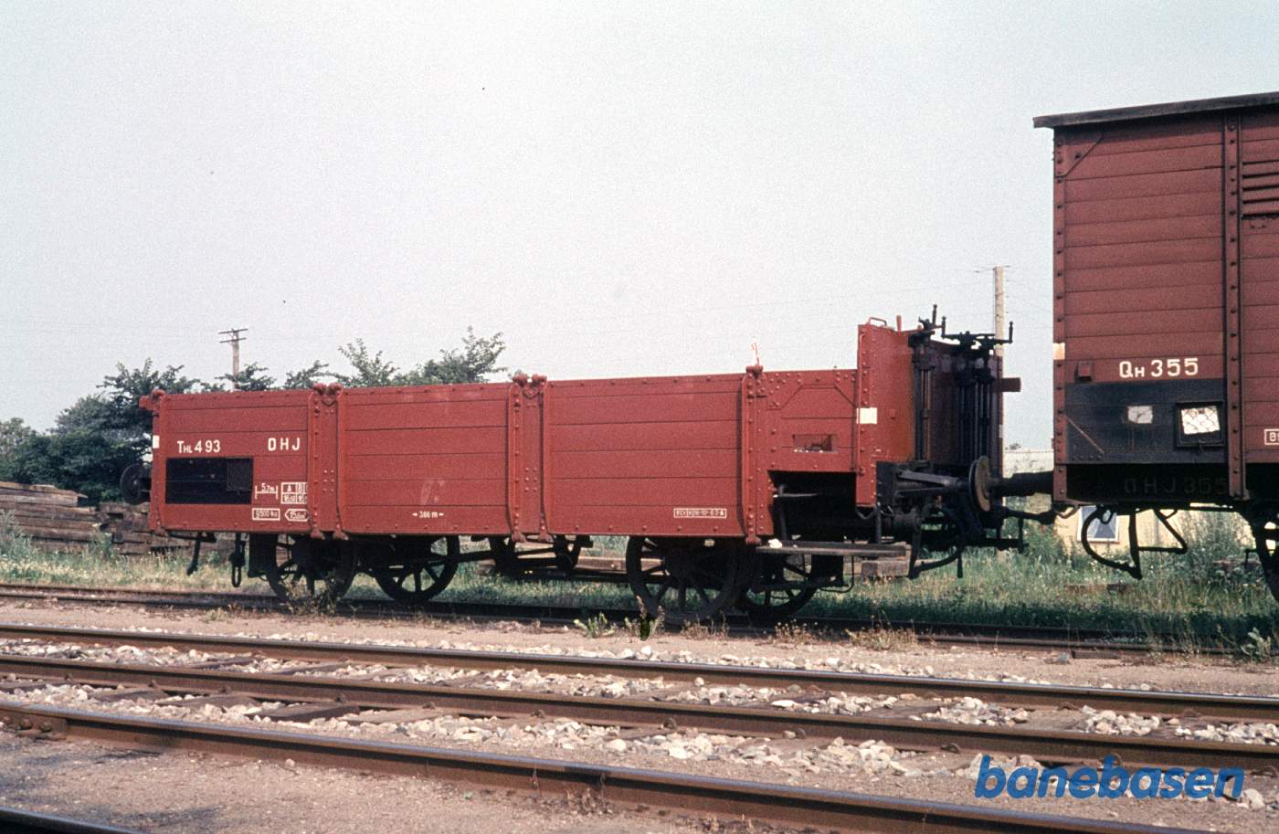 Bundtømmende ballastvogn