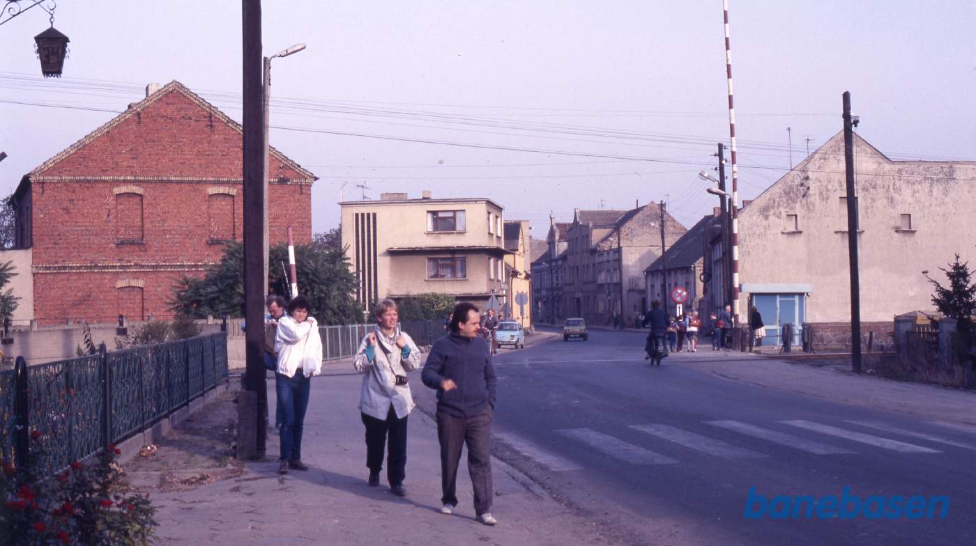 Overkørsel med manuelle bomme