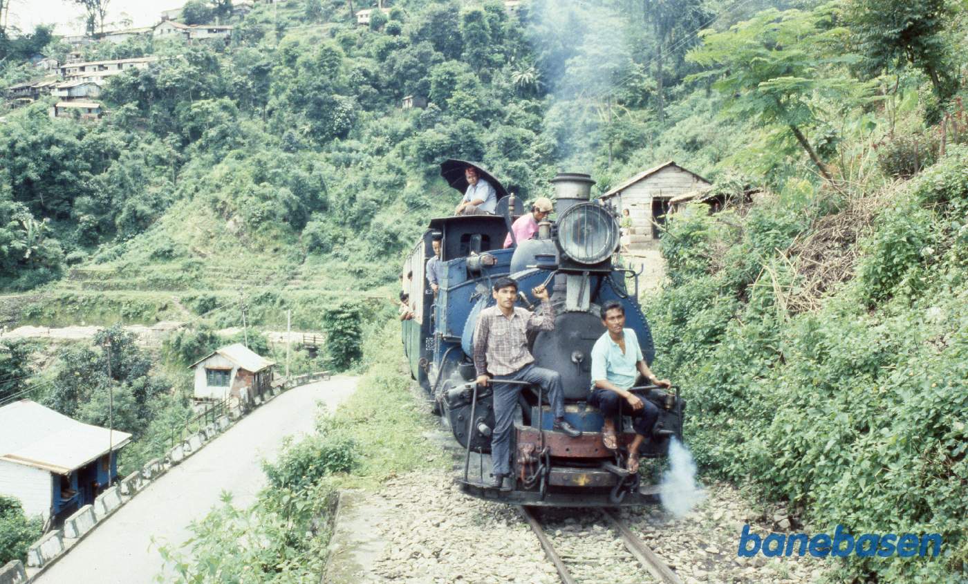Vi nærmer os de berømte "Rebroussement" hvor toget trykker tilbage opad for at vinde højde
