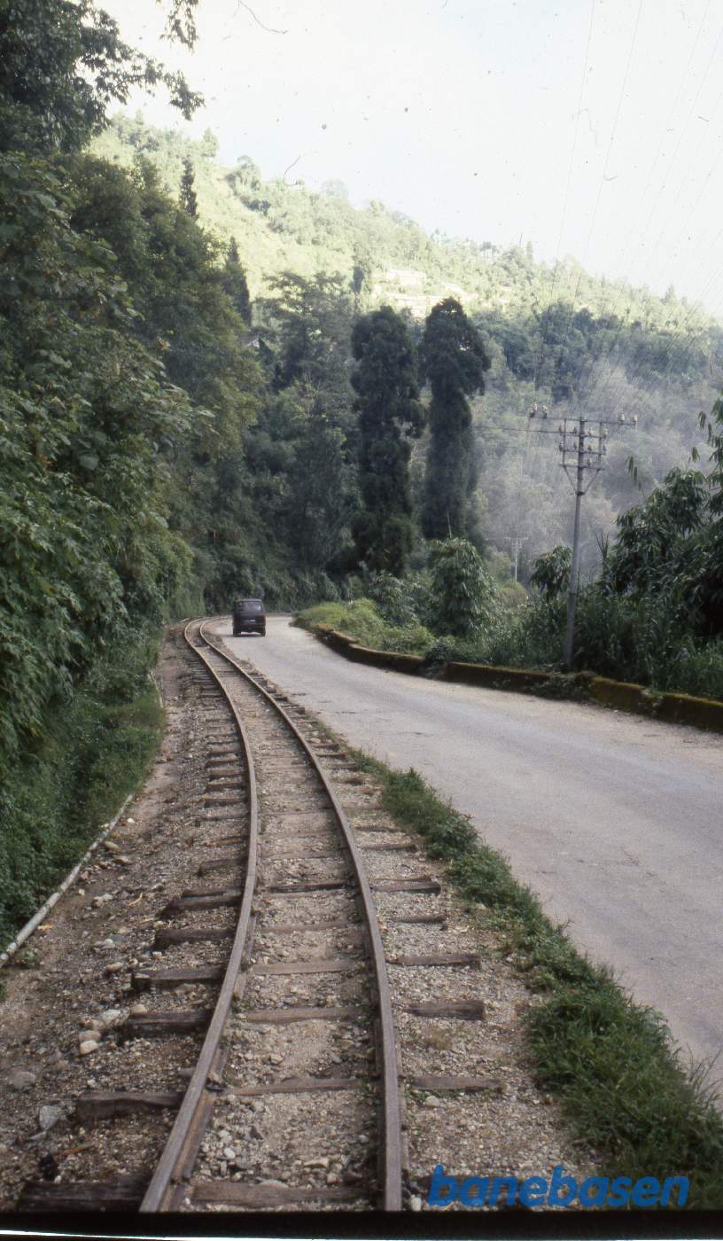 Et sted på strækningen mellem Sonada og Ghum