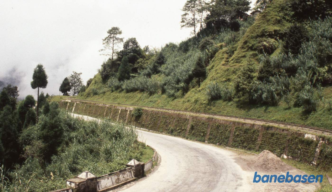 Et sted på strækningen mellem Sonada og Ghum