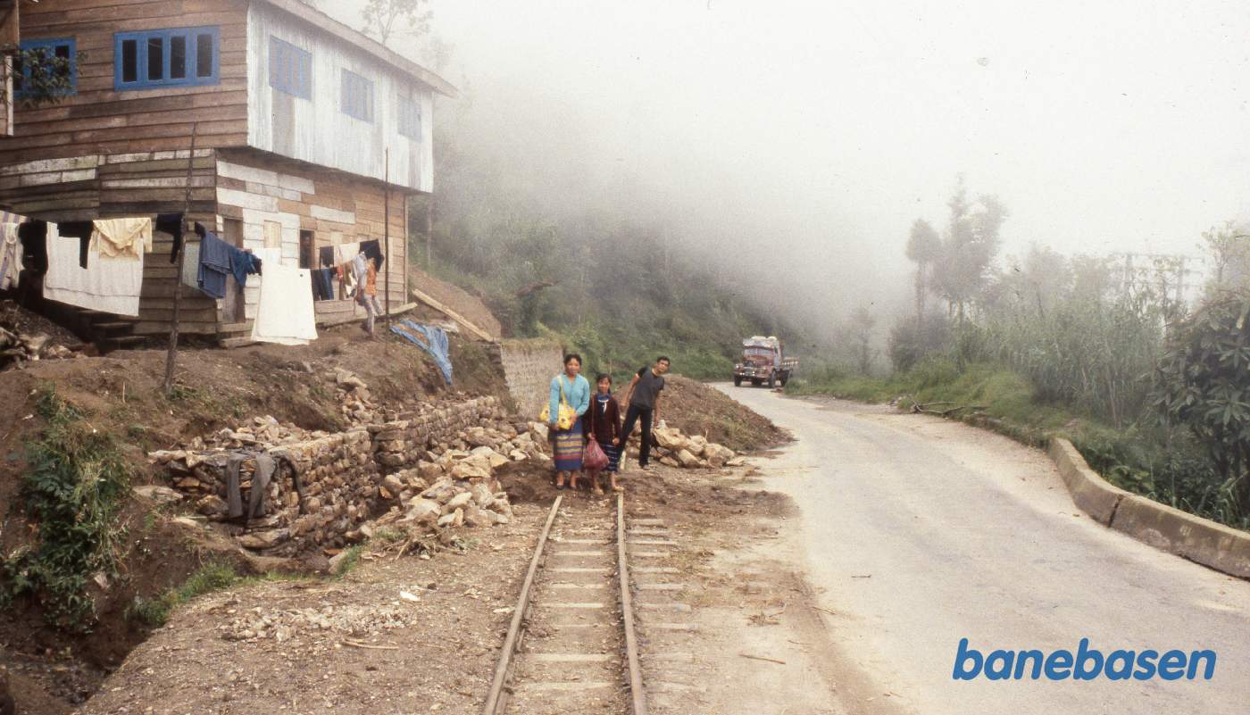 Et sted på strækningen mellem Sonada og Ghum