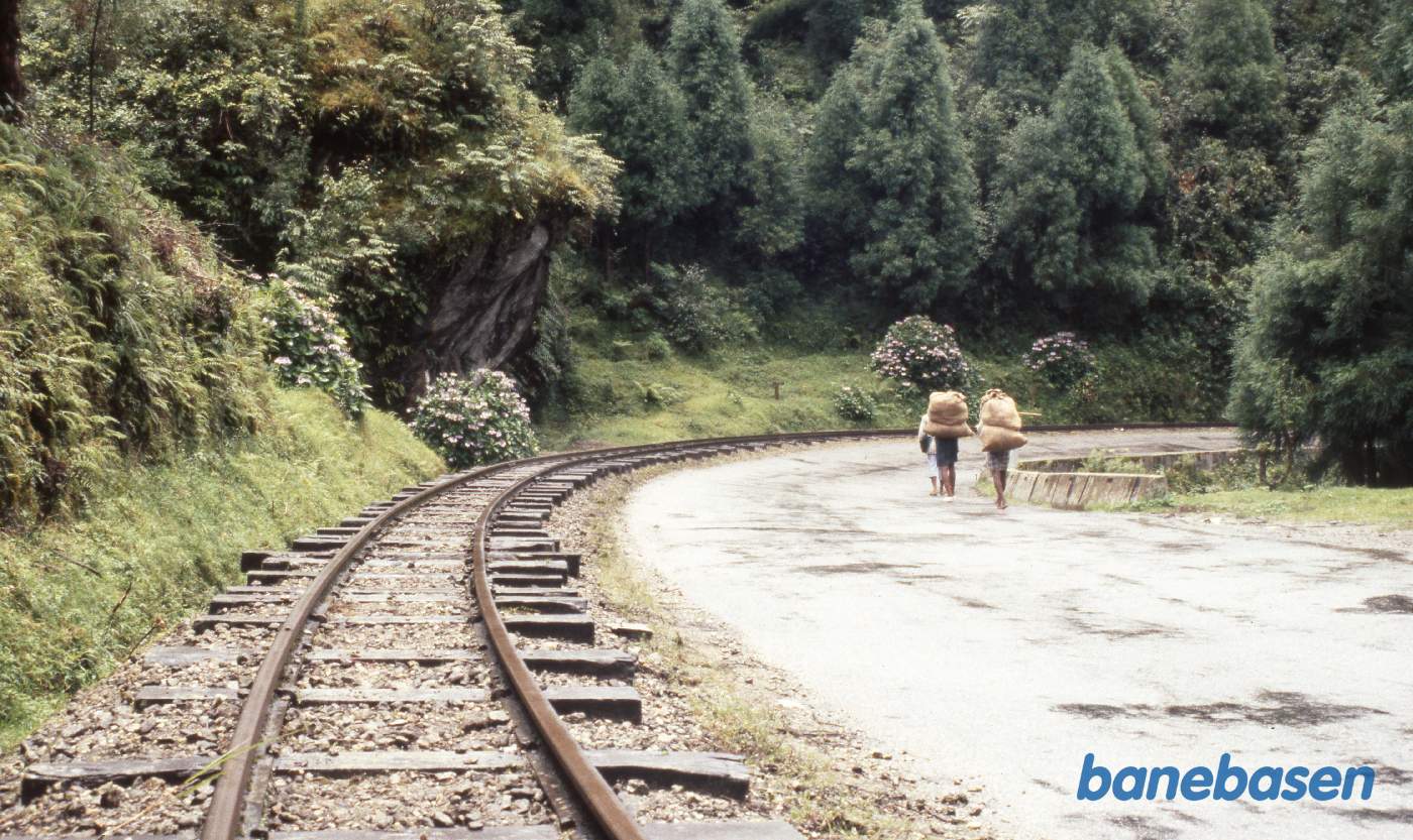 Et sted på strækningen lige før Ghum