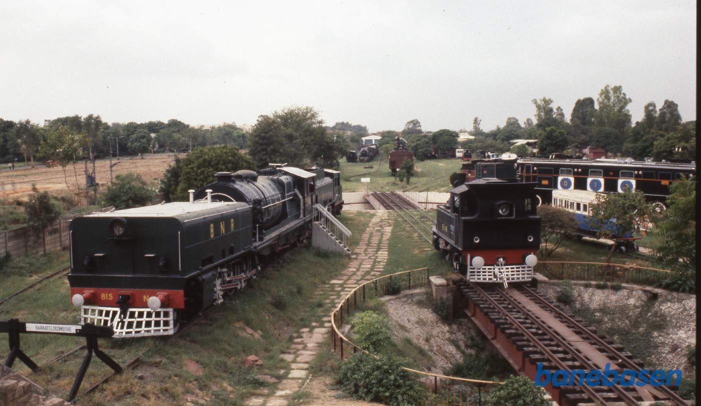 Et vue ud over jernbanemuseets udstilling