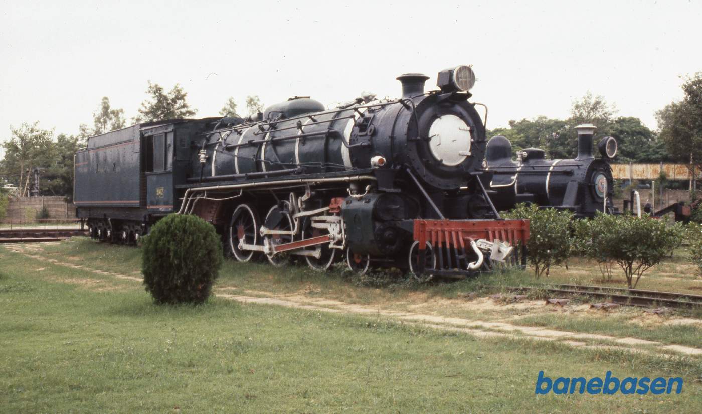 2 damplokomotiver på museet