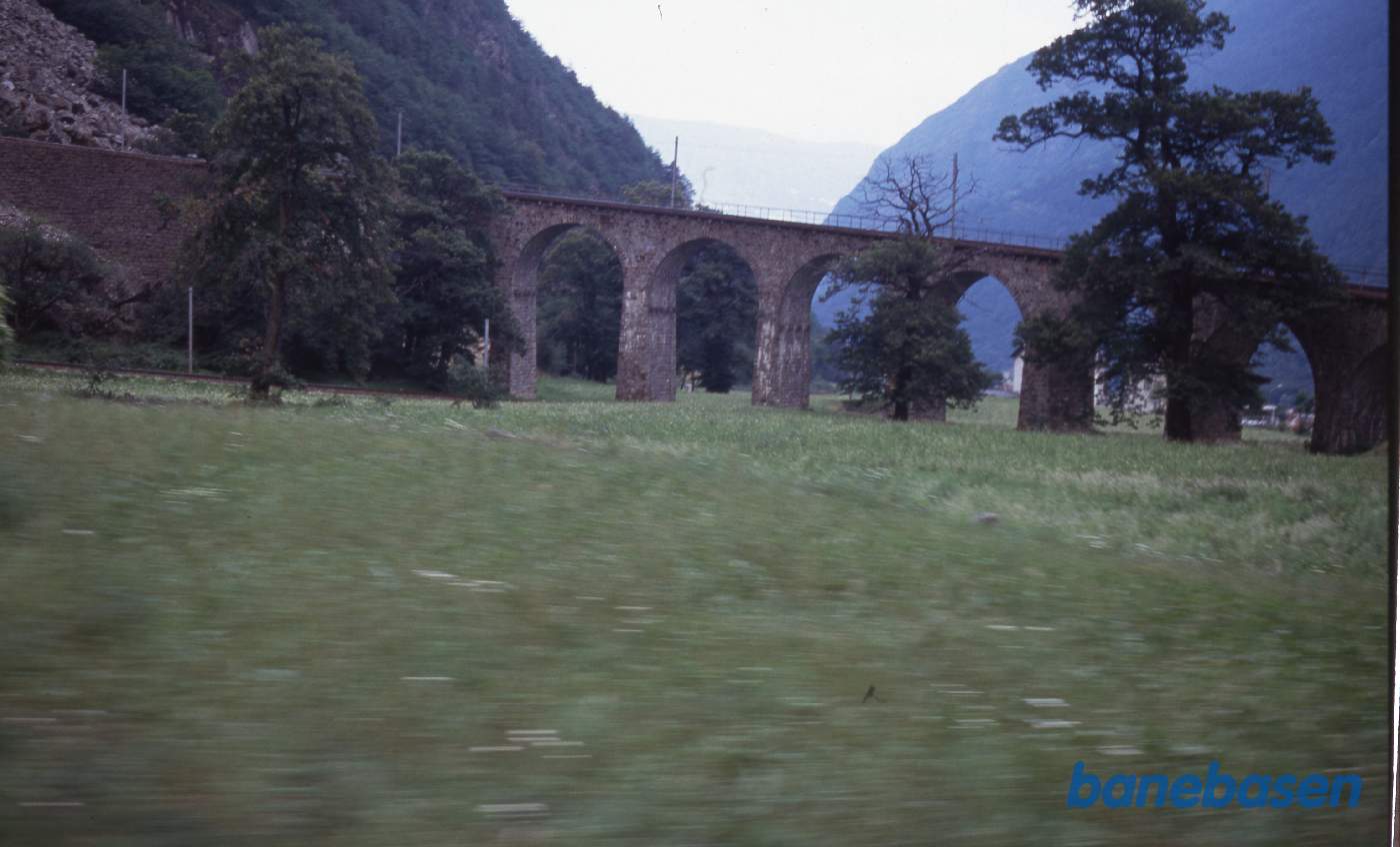 Det berømte loop, for at vinde højde. Vi sidder i toget mod Tirano