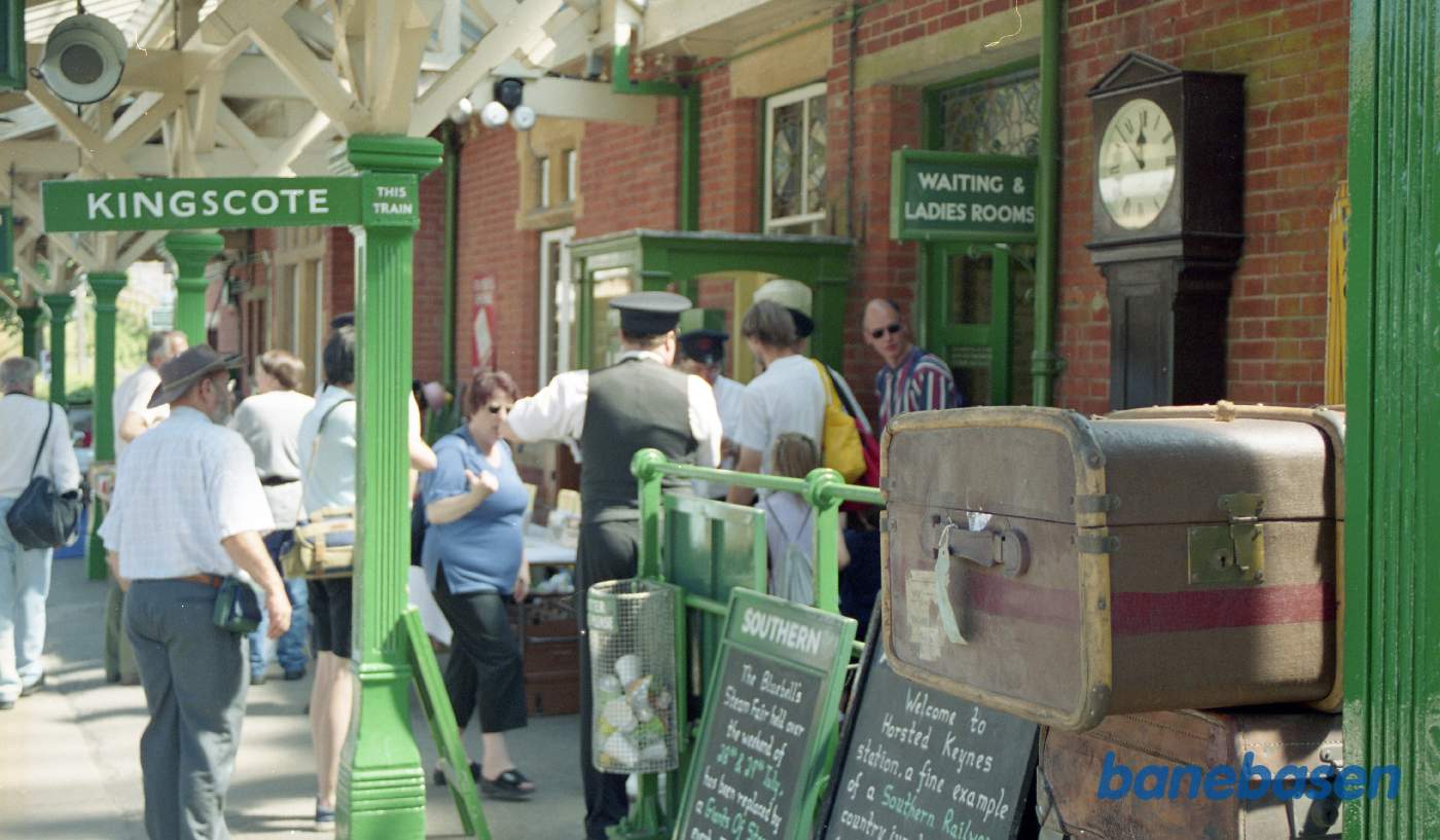 Der er trængsel på stationen