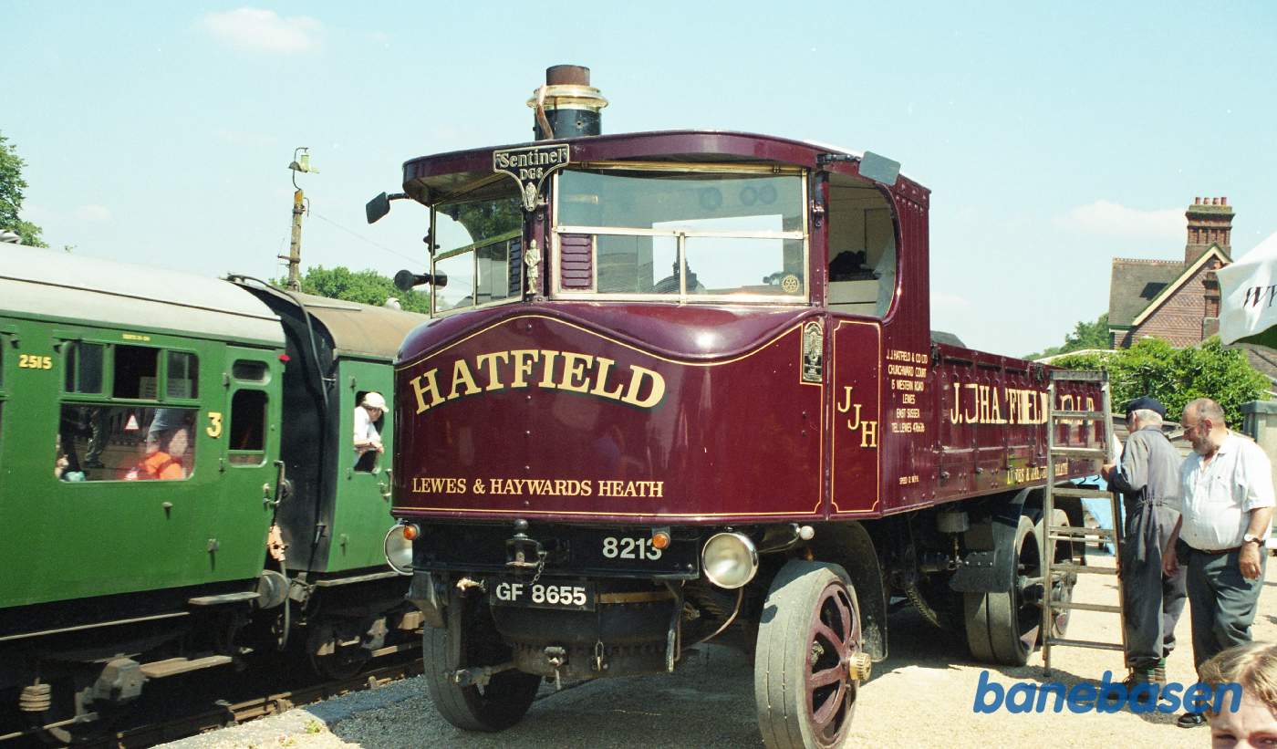 En udstillet Sentinel damp-lastbil