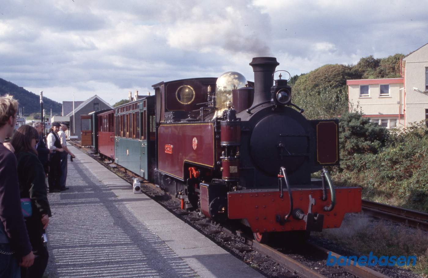 Damptoget holder klar til næste tur