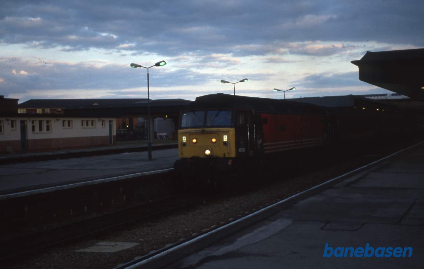 Aftenstemning på stationen