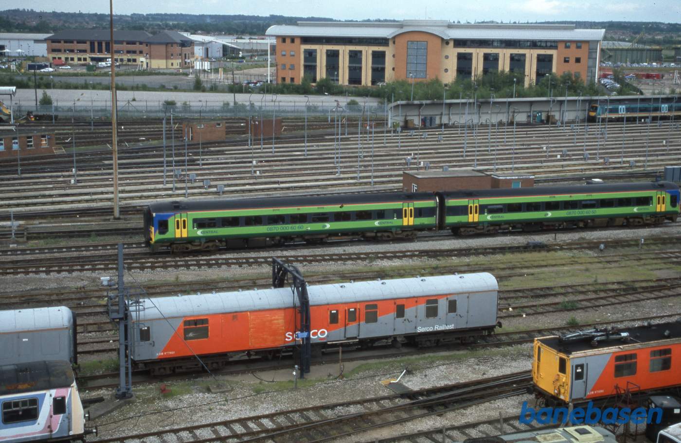 Udsigten fra fotografens Atkins kontor i Brunel House