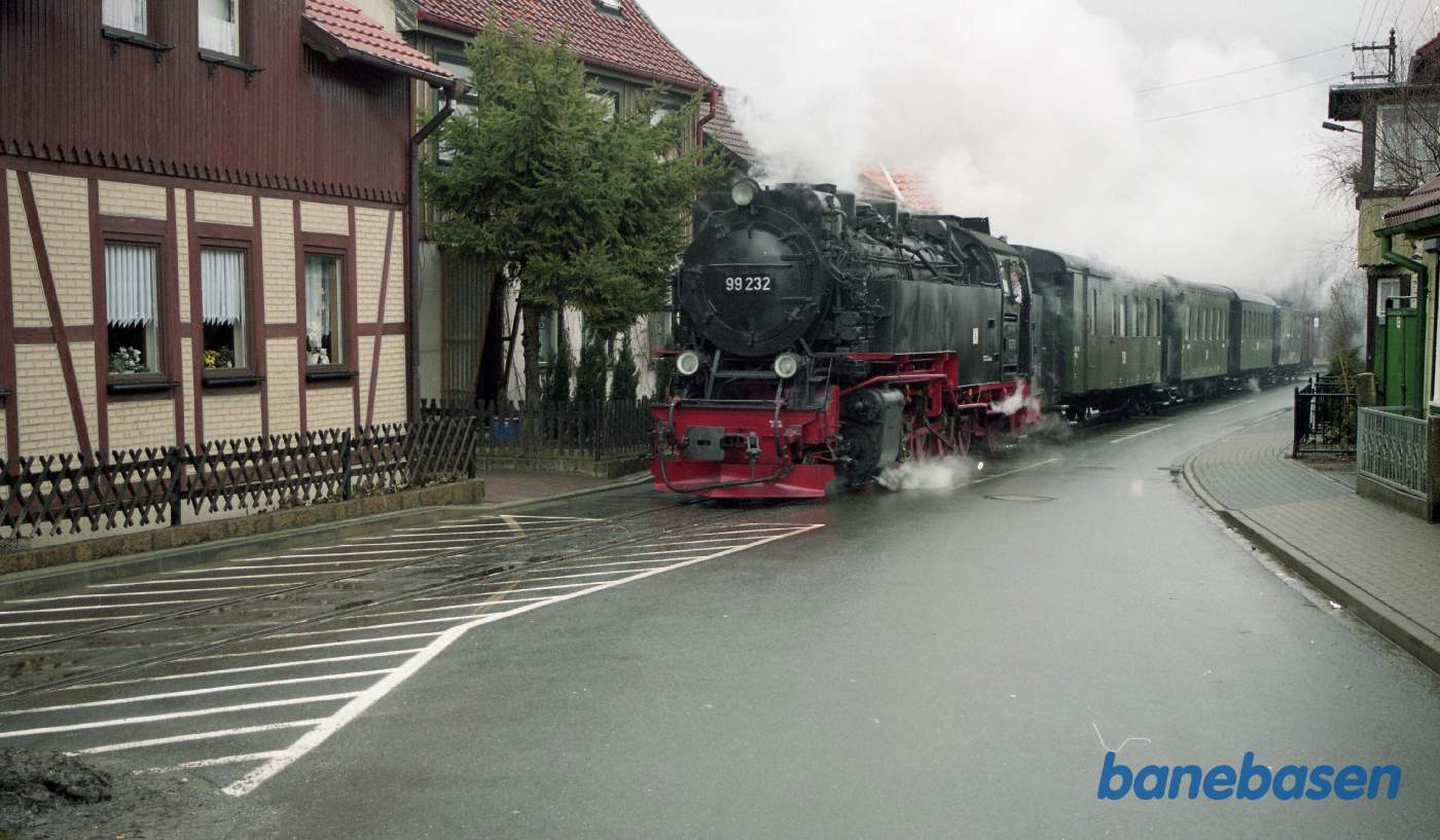 Damptog i gaden, det nok meget berømte sted