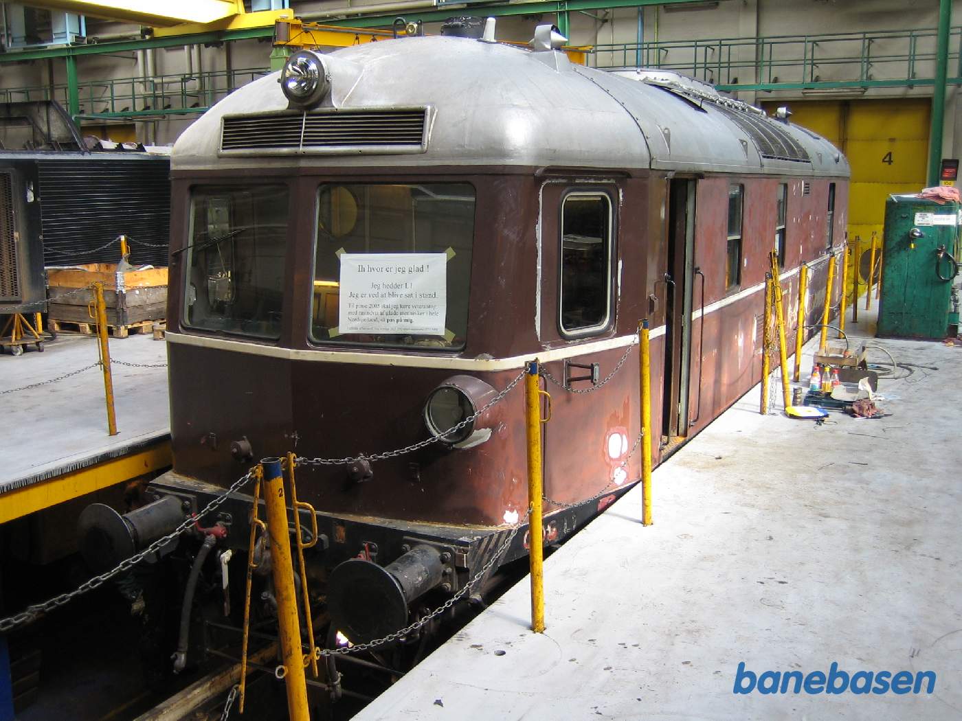 Det næsten færdige lokomotiv i DSB