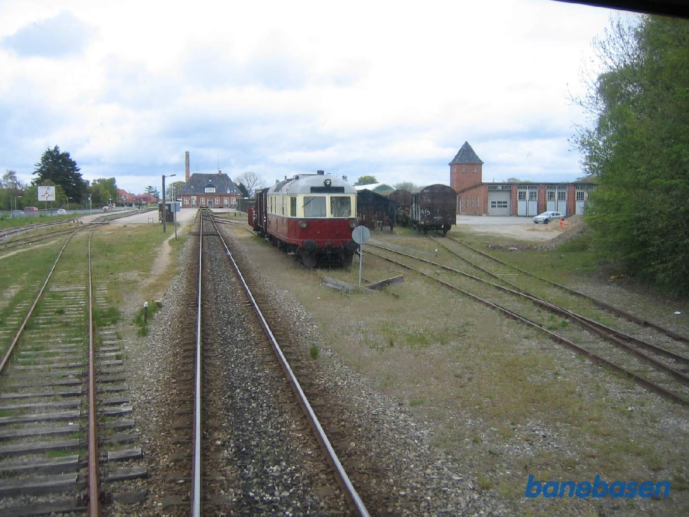 M 8 i sidesporet på Gilleleje station