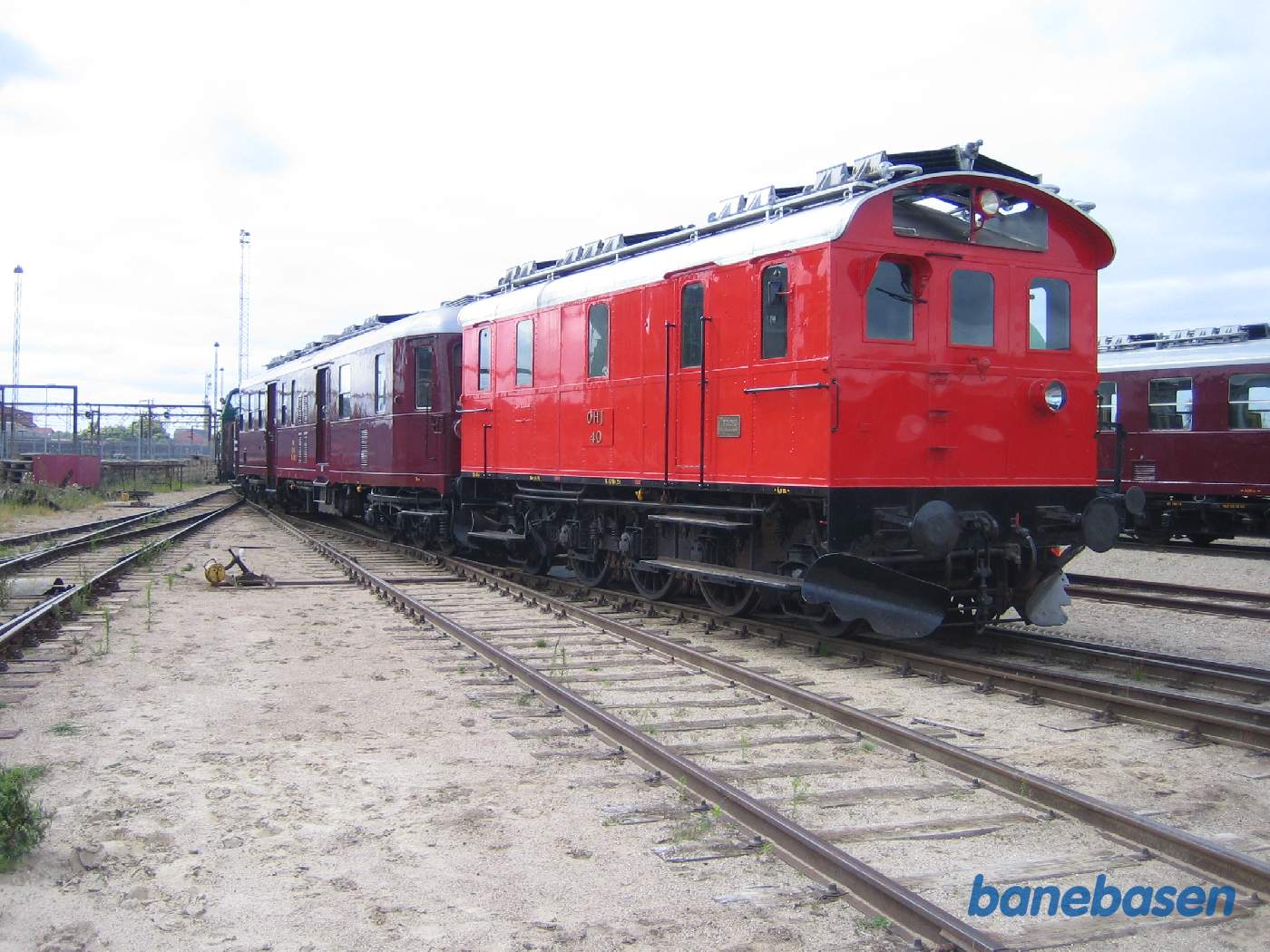 En Mh flytter rundt på lokomotiverne der skal udstilles En Mh flytter rundt på lokomotiverne der skal udstilles