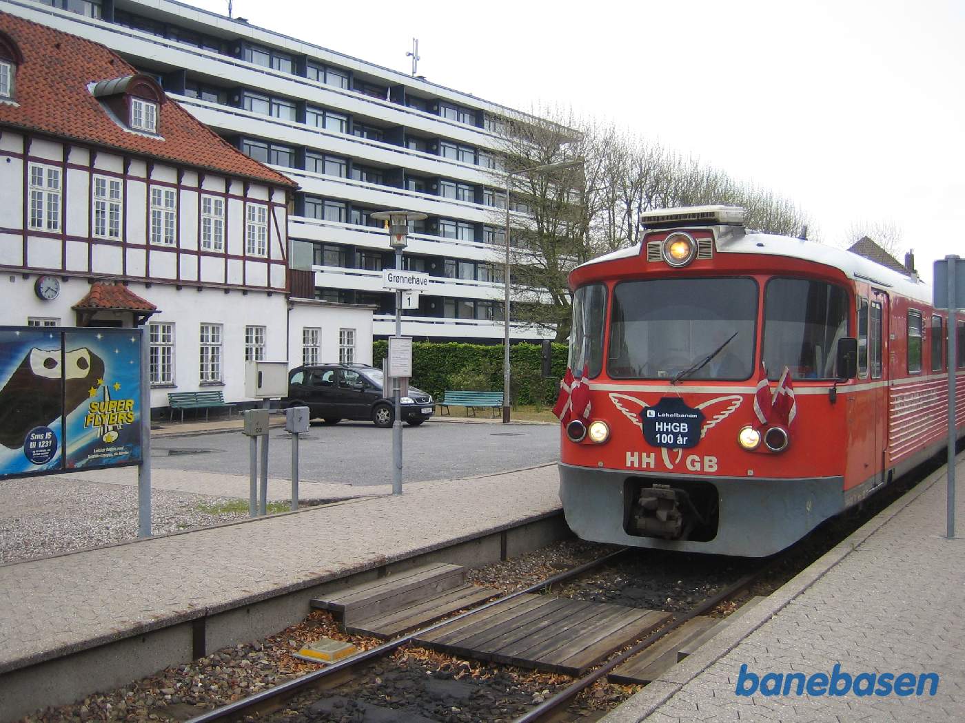 Toget ankommet til Grønnehave