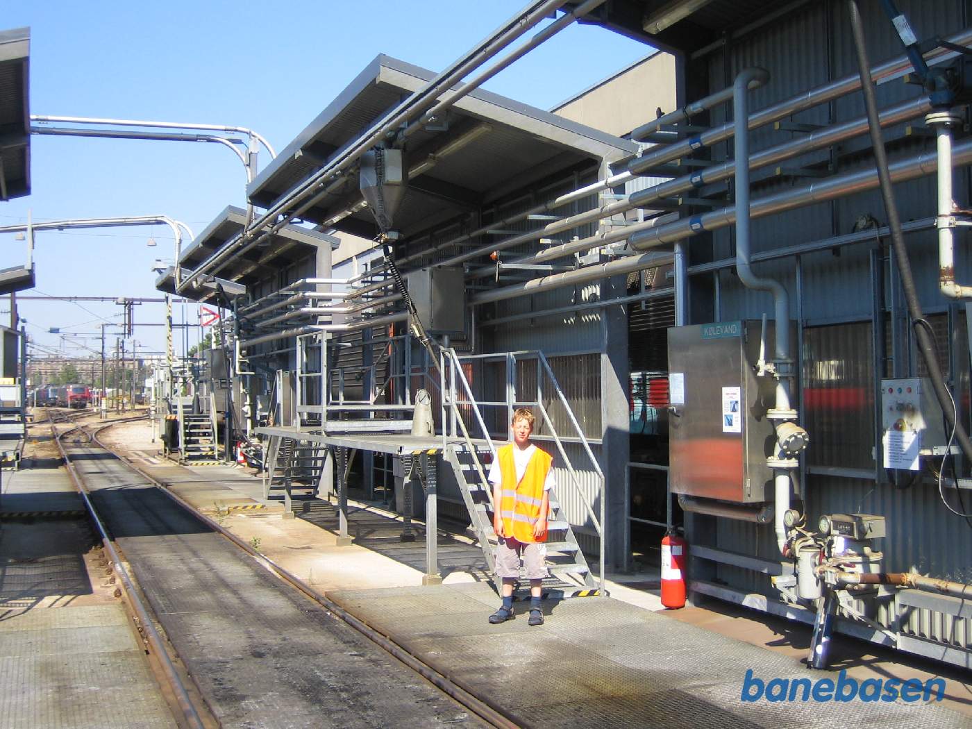 Forsyning af vand og bremsegrus samt tankning af dieselolie