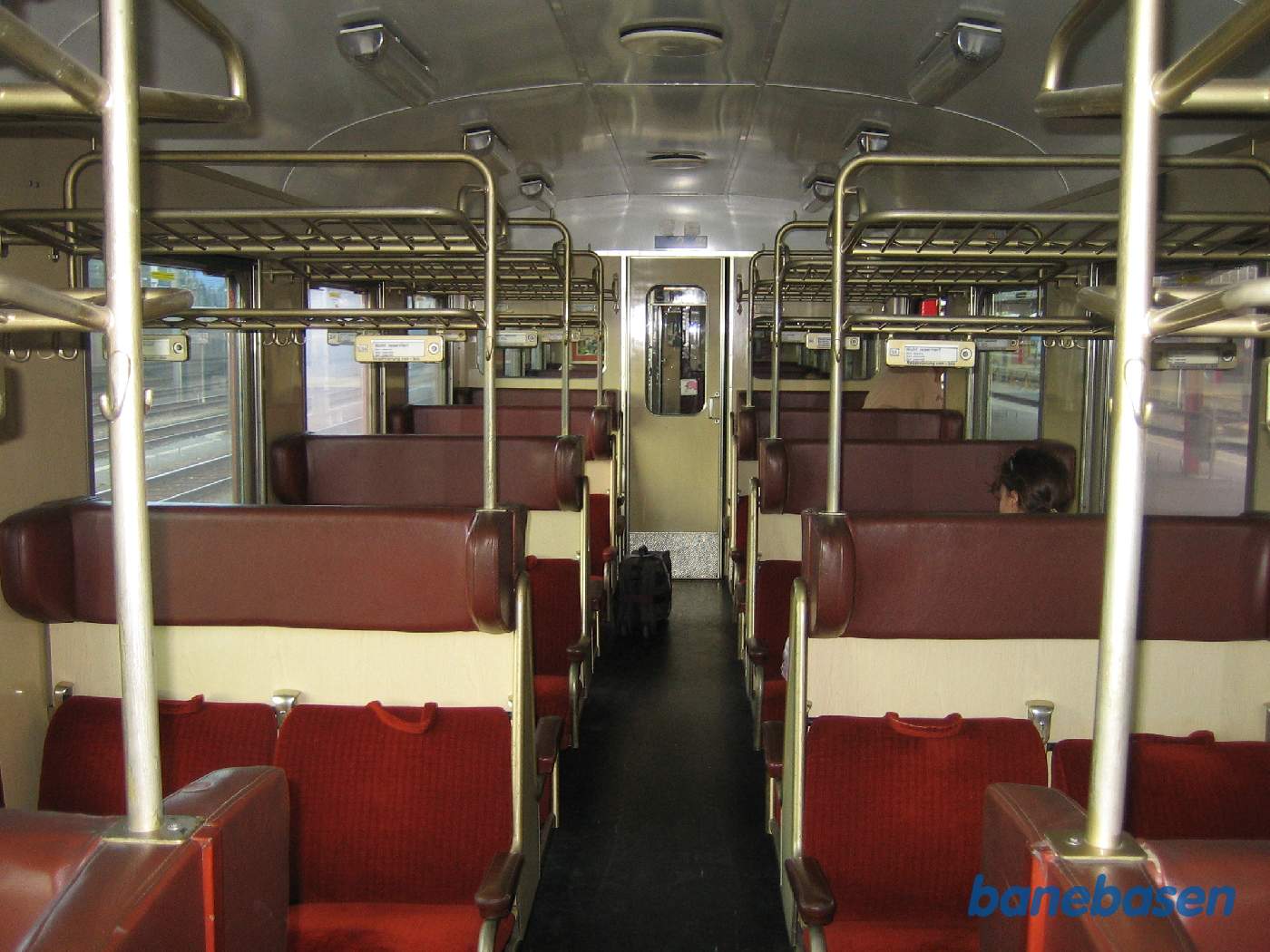 Billede af personvognen indefra