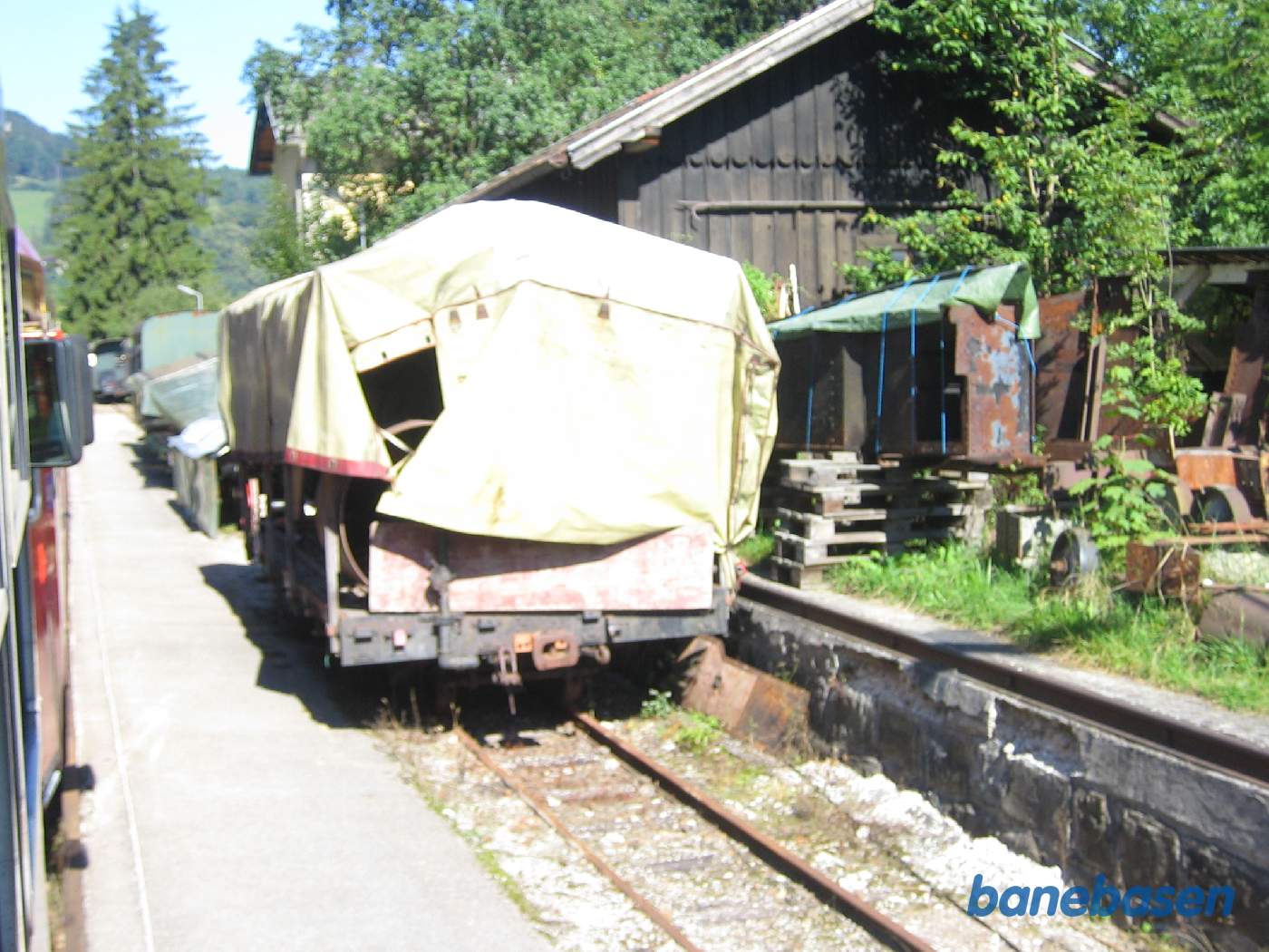 Godsvogne i sidesporet