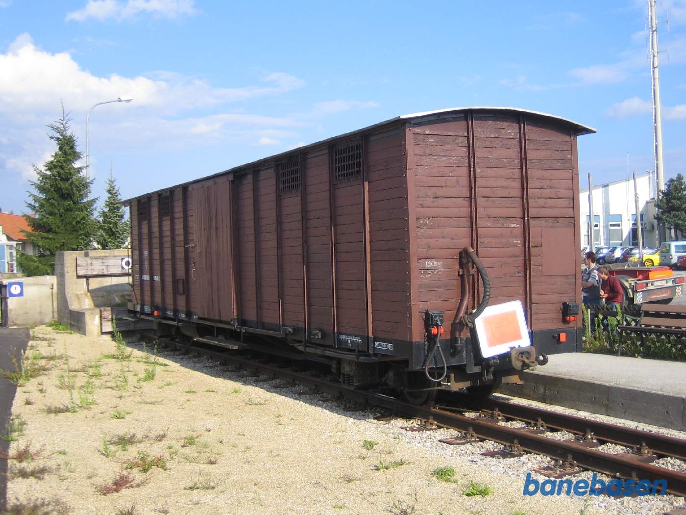 Godsvogn i sidesporet