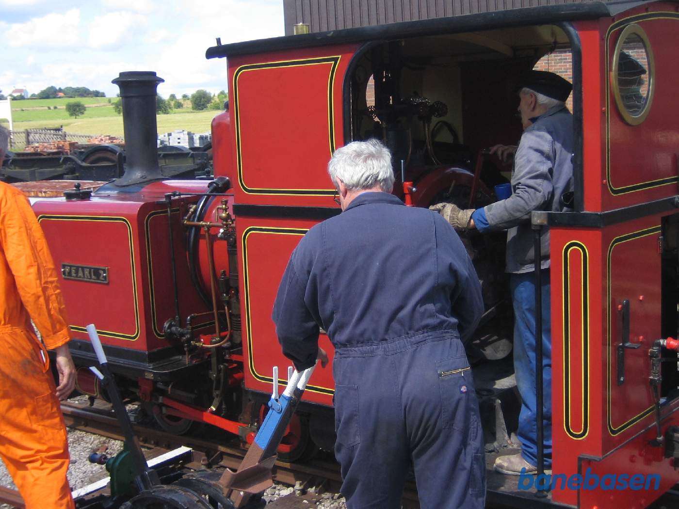 Betjening af de mekaniske sporskifter