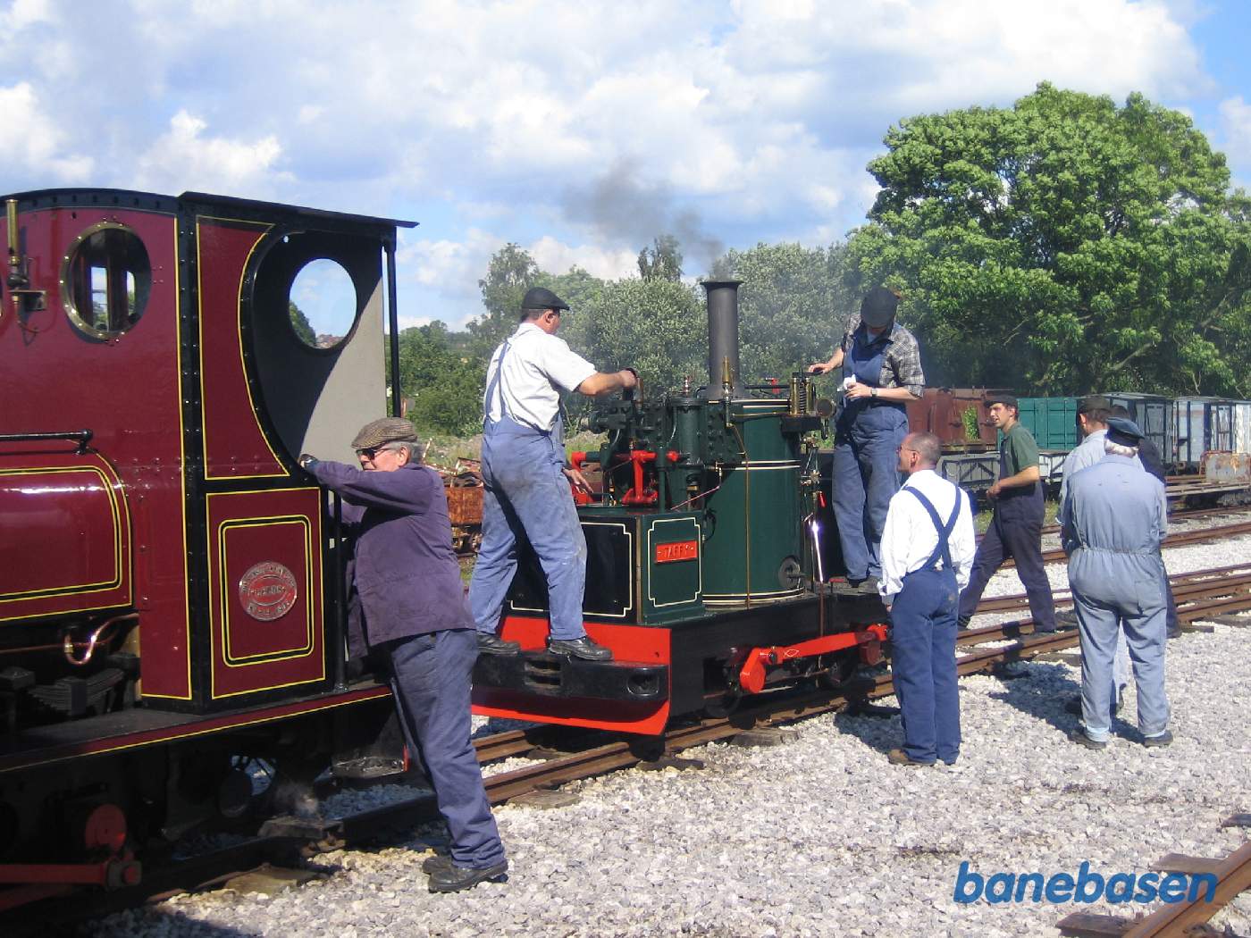 Rangering og klargøring foran remisen
