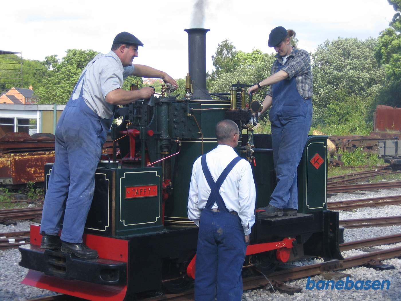 Rangering og klargøring foran remisen