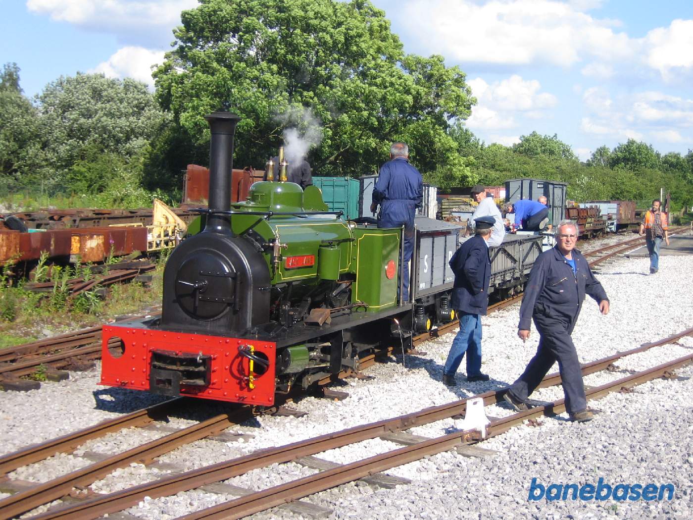 Persontoget vi var med til Newlands Inn holder i hovedsporet