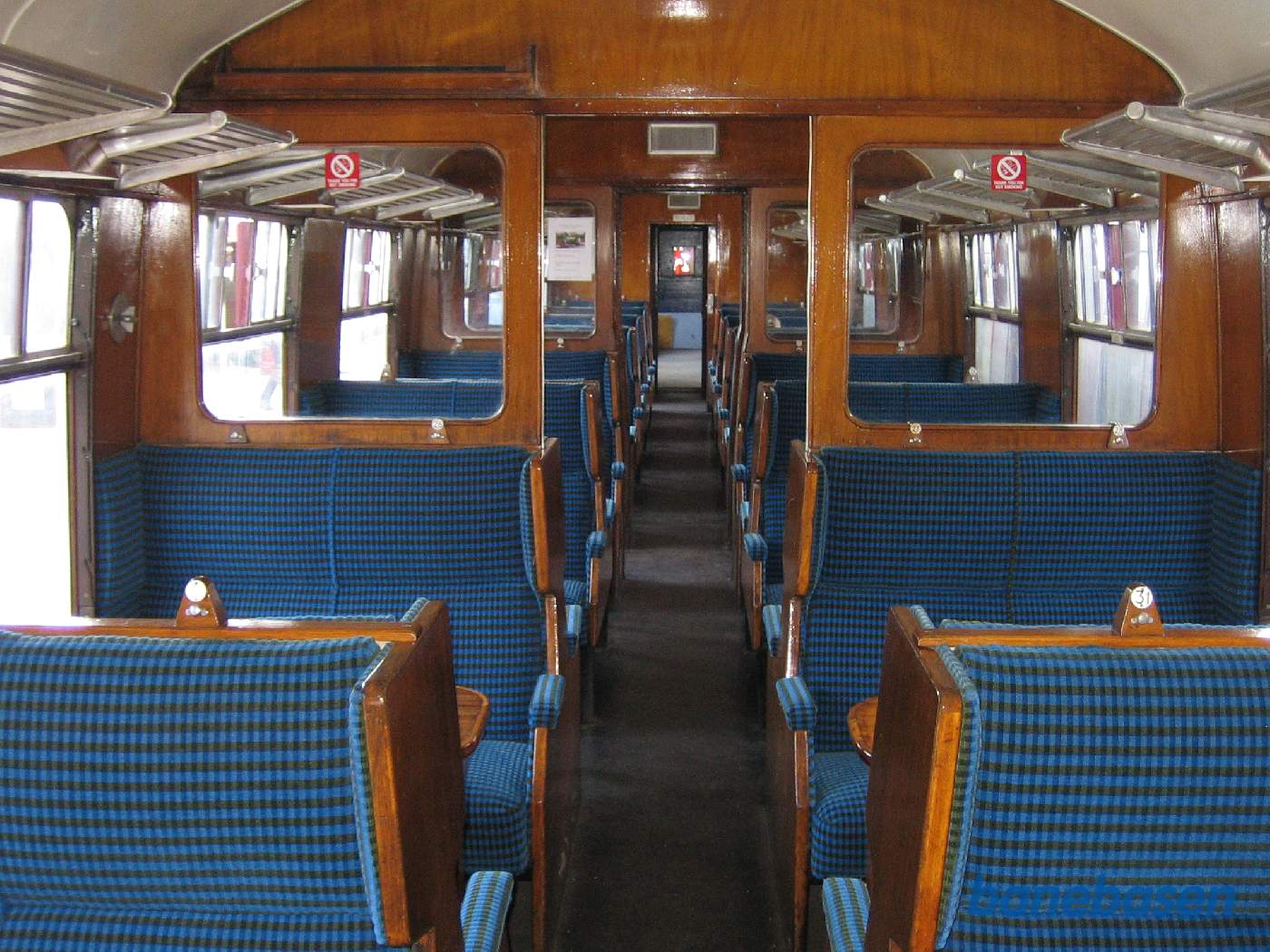 Billede inde i en af personvognene