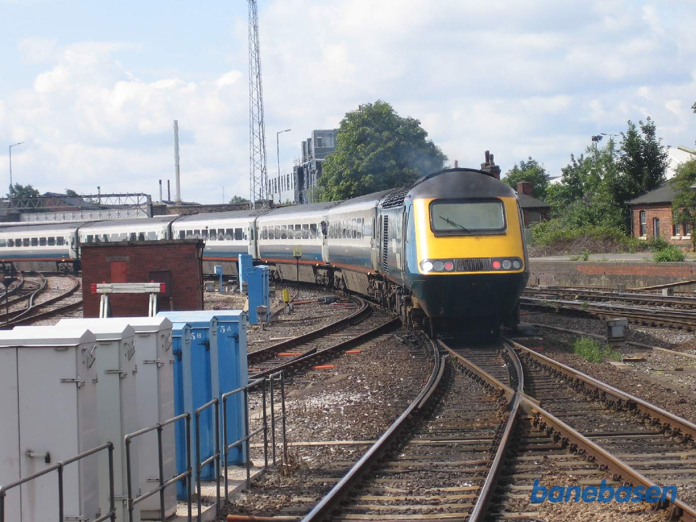 Persontog på vej syd over