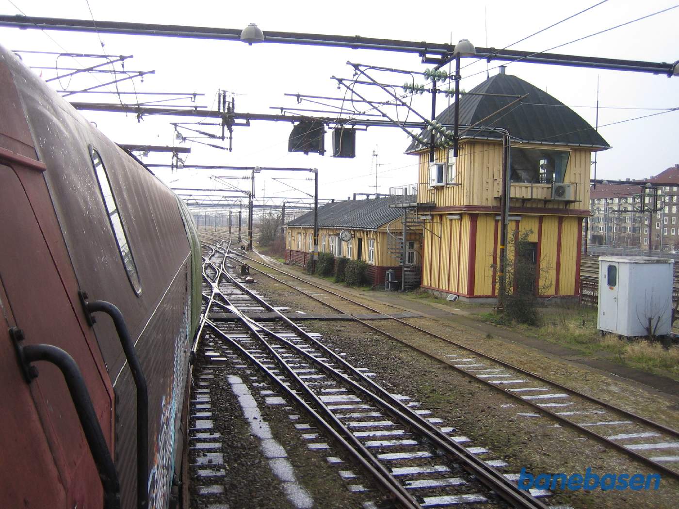 Et vue ud af vinduet på en af MZ