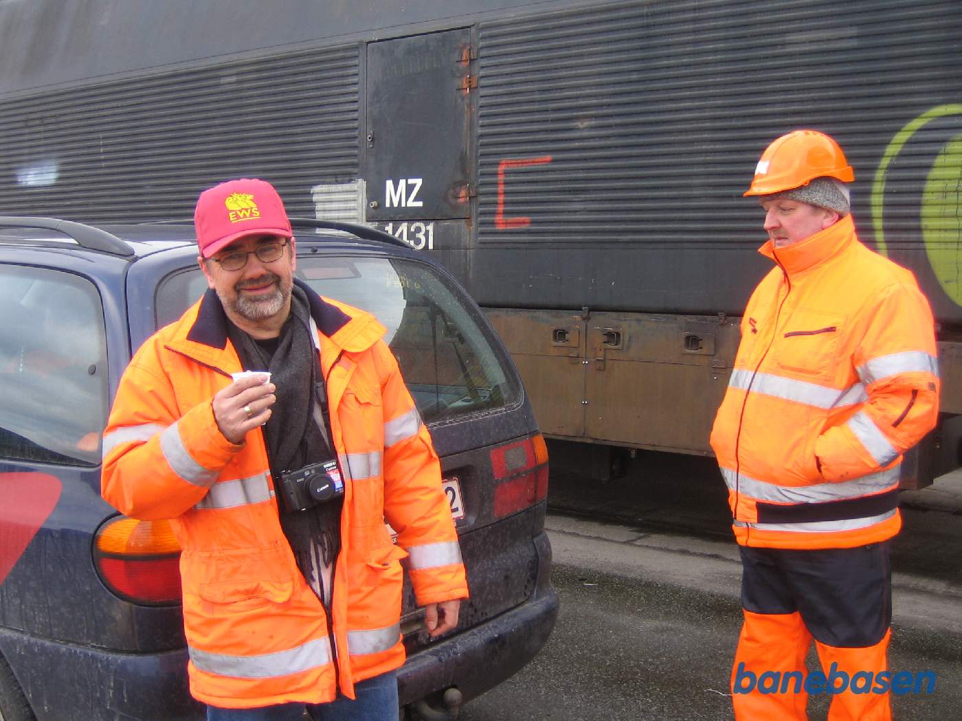 2 chefer fra Mgb er også mødt op på havnen