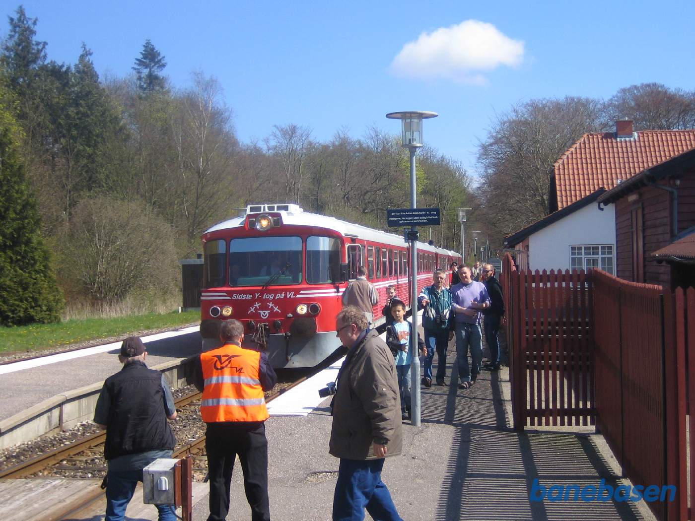 Y-toget kommet til Dianalund for fotografering