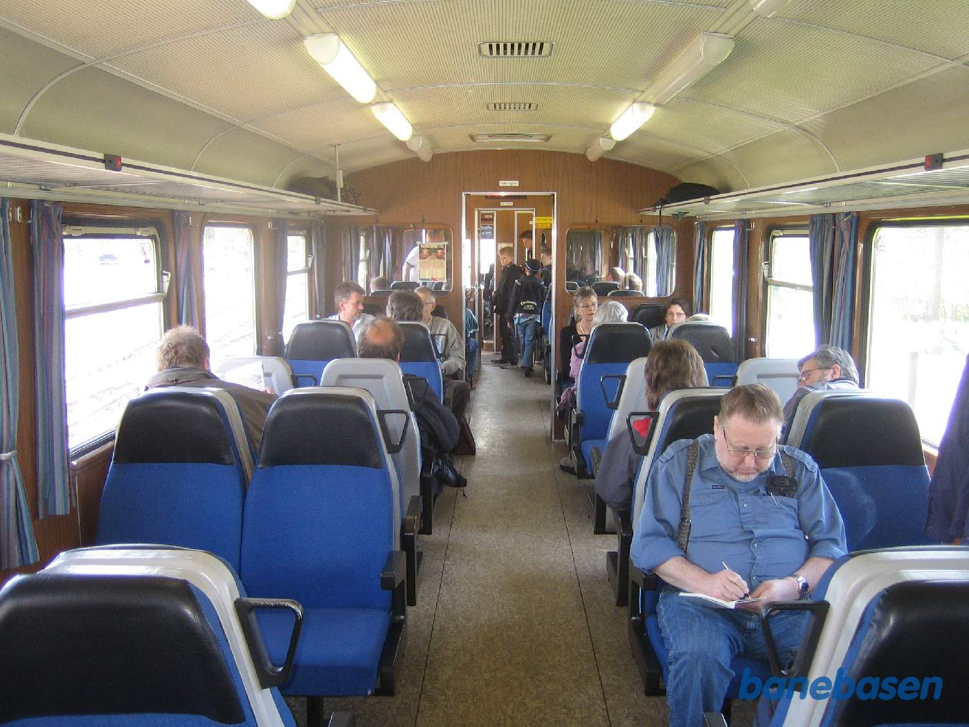 Foto af Y-togvogn indvendig