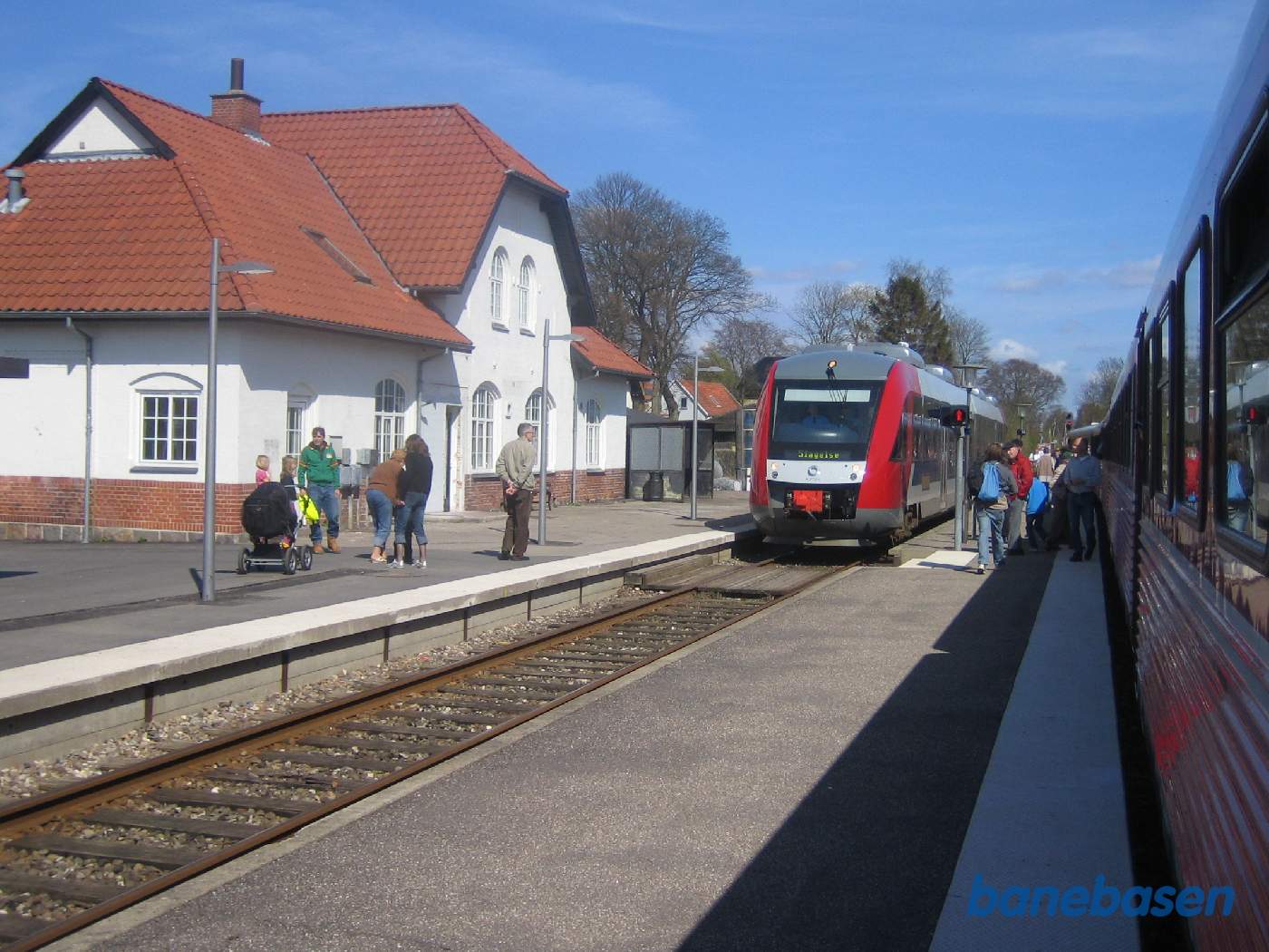 Krydsning med et Lint-togsæt