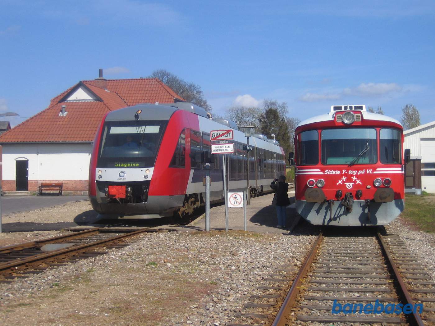 Krydsning med et Lint-togsæt