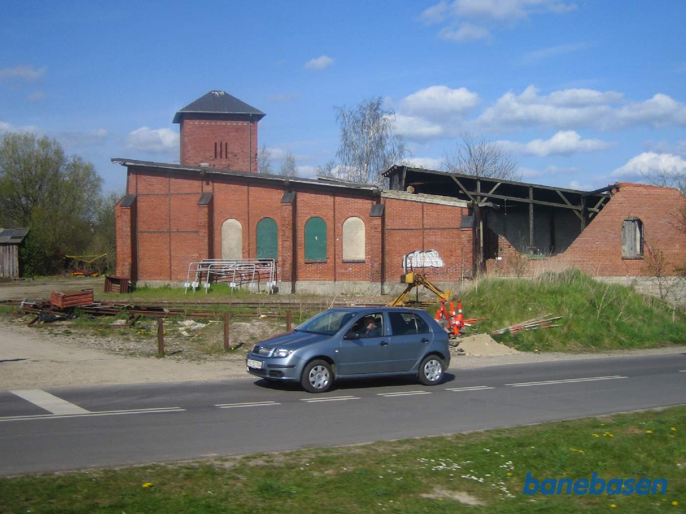 Remisen i Tølløse efter stormen der bl.a. fik dele af taget til at falde ned over HTJ S 50