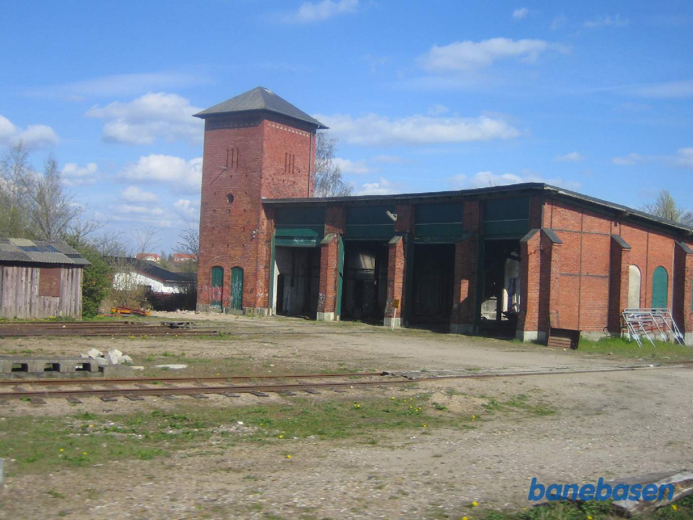 Remisen i Tølløse efter stormen der bl.a. fik dele af taget til at falde ned over HTJ S 50