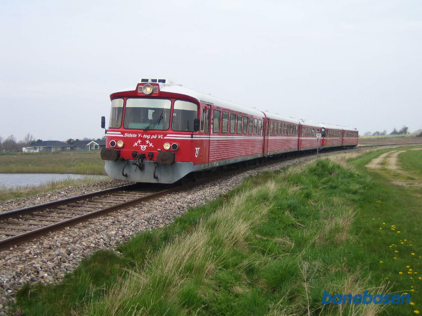 Fotostop på strækningen lige efter Højby station