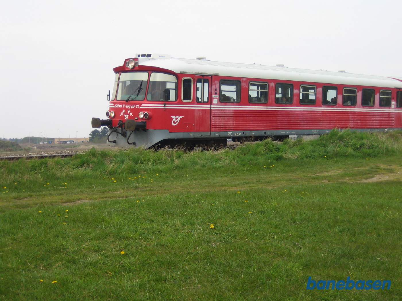 Fotostop på strækningen lige efter Højby station