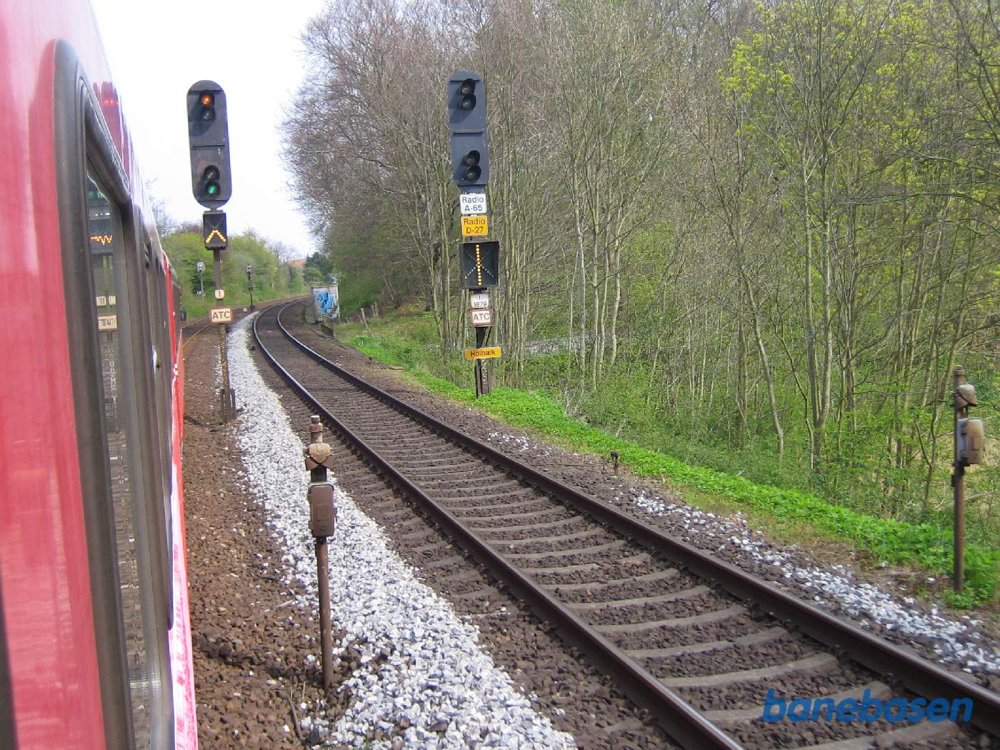 De 2 I-signaler viser hhv. kør 60 og kør høj De 2 I-signaler viser hhv. kør 60 og kør høj