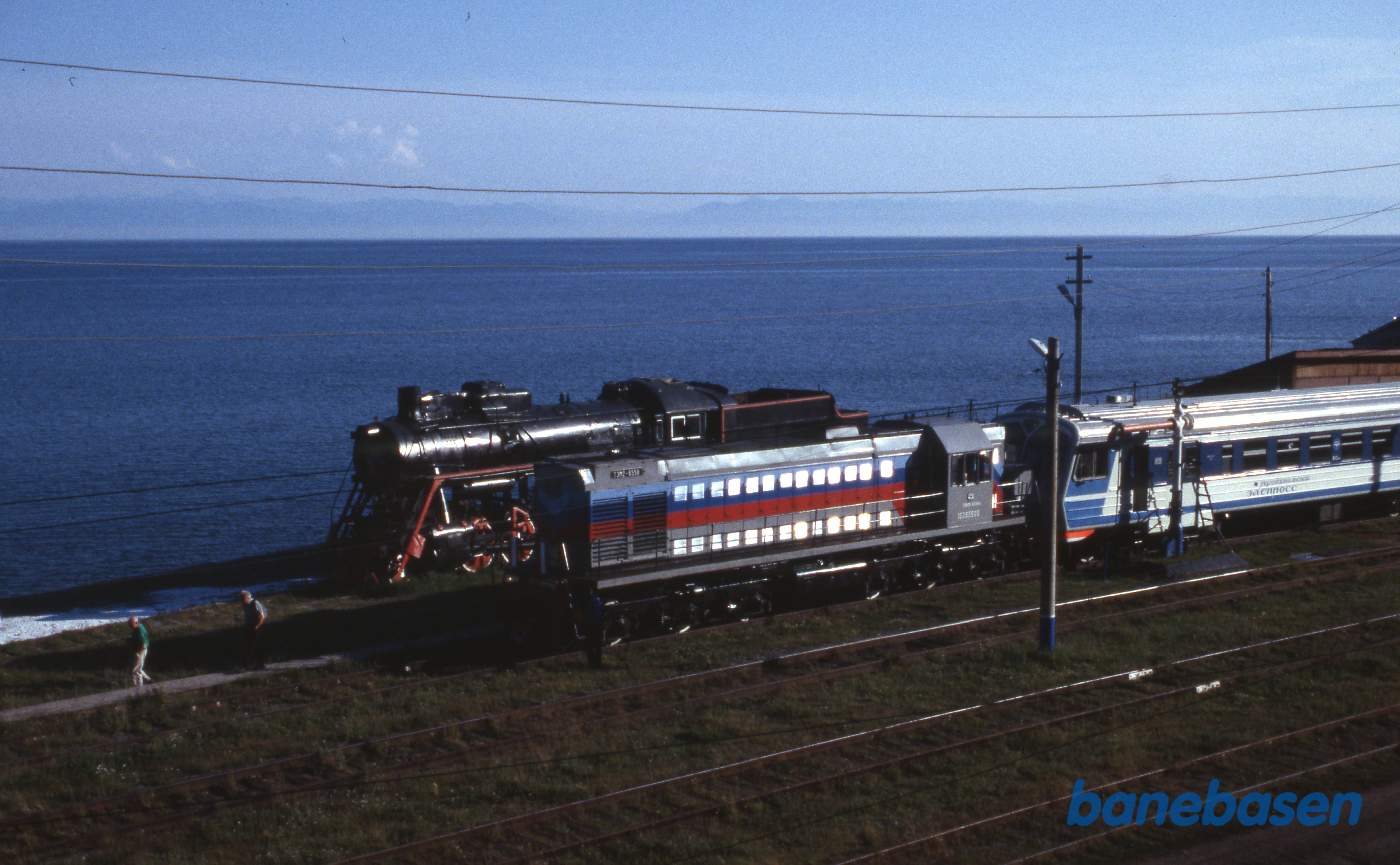 Toget er kommet frem til endestationen i Port Baikal